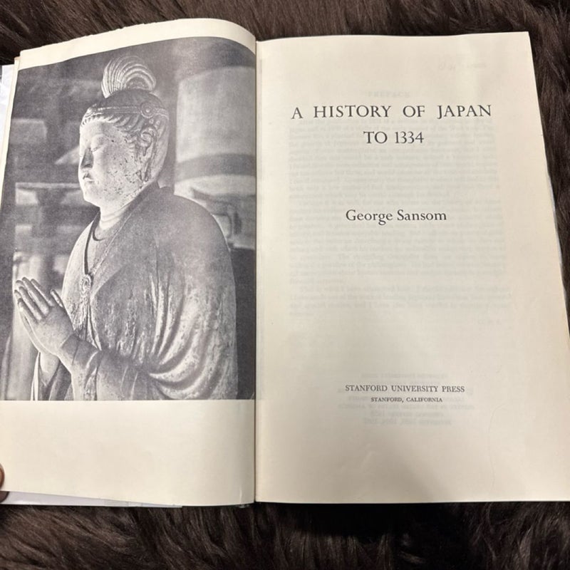 A history of Japan to 1334