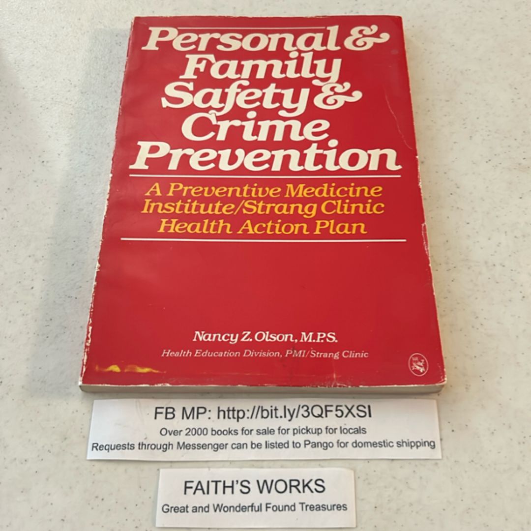 Personal and family, safety, and crime prevention