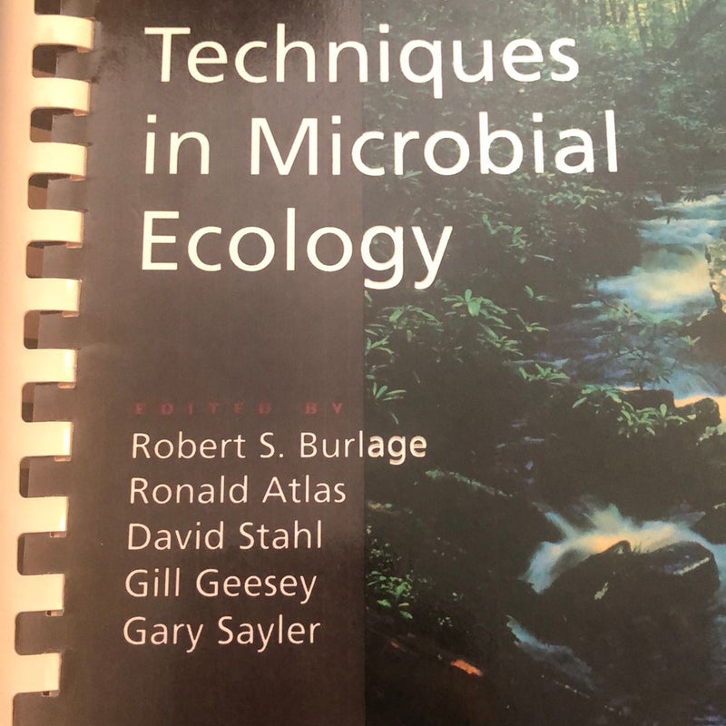 Techniques in Microbial Ecology