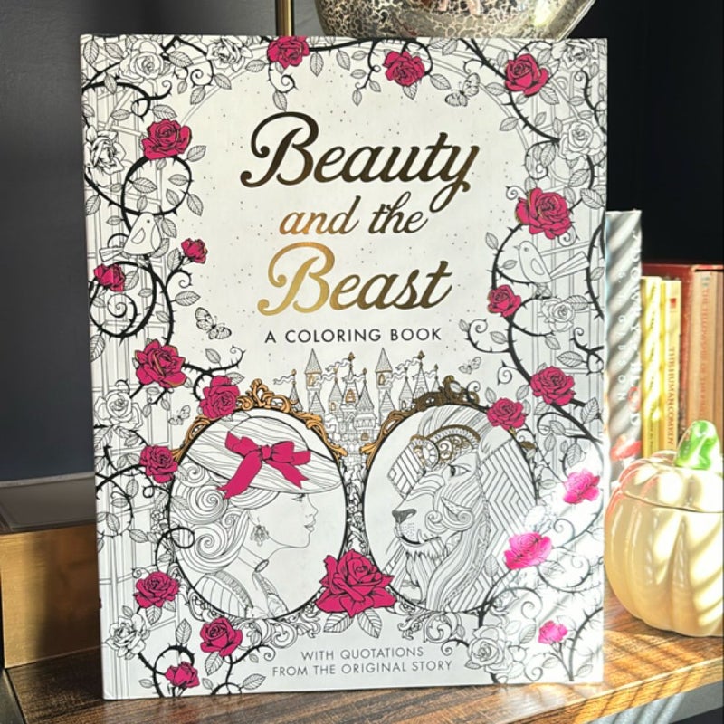 Beauty and the Beast: a Coloring Book