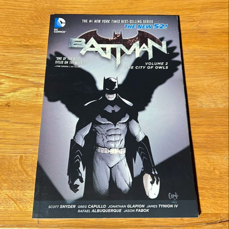 Batman Vol 2 City of Owls New 52