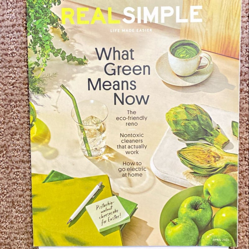 Real Simple Magazine  - What Green Means Now