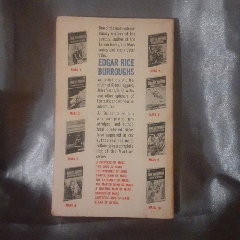 The Master Mind of Mars Edgar Rice Burroughs book, 1st Printing 1963