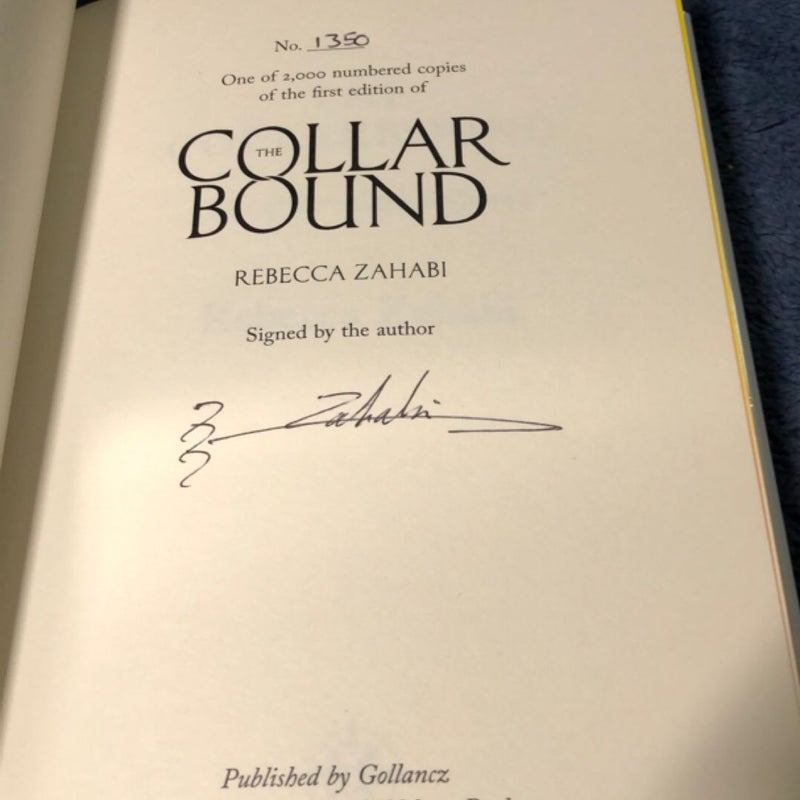 The Collarbound SIGNED Goldsboro SPRAYED EDGES 