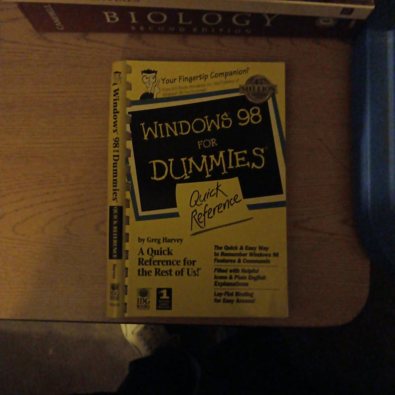 Windows 98 for Dummies