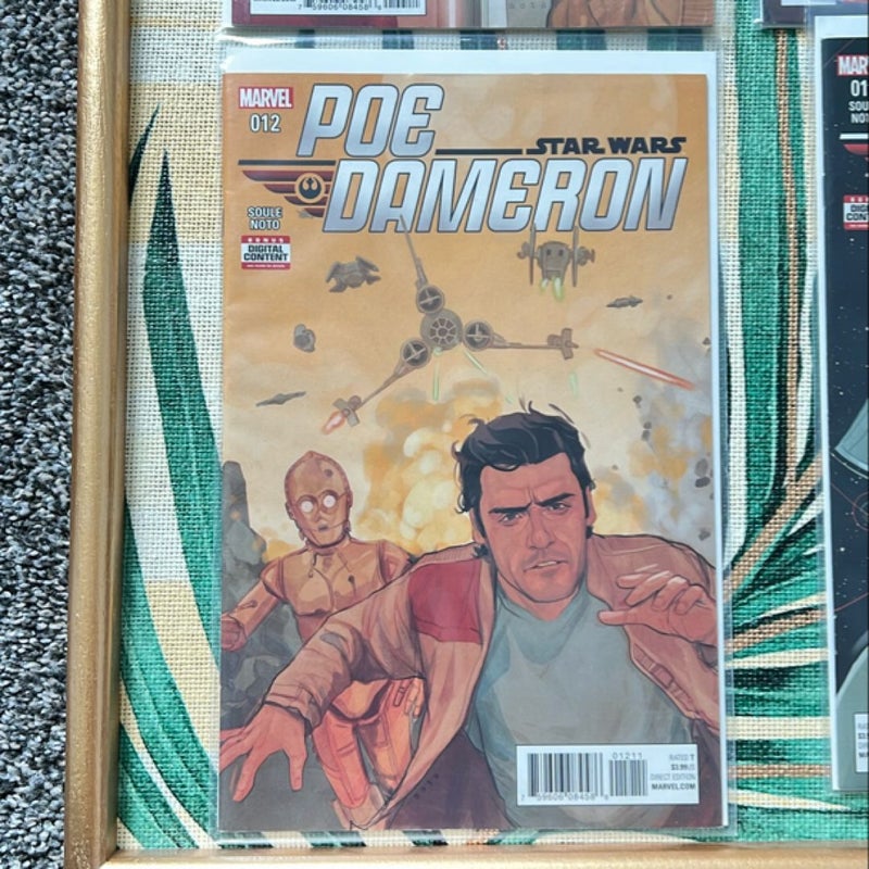 Star Wars: Poe Dameron comics set (#4, 5, 12, & 13)