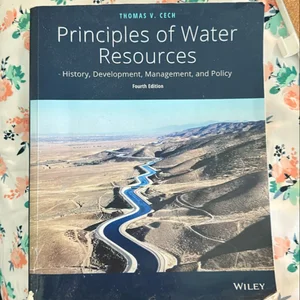 Principles of Water Resources