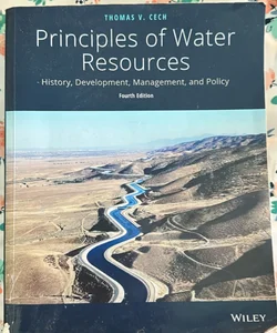 Principles of water resources 