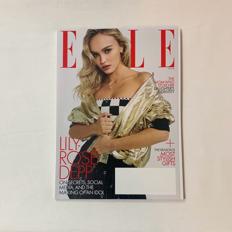 EllE Lily Rose Depp “Secrets, Social Media & An Idol” Issue Dec/Jan Magazine