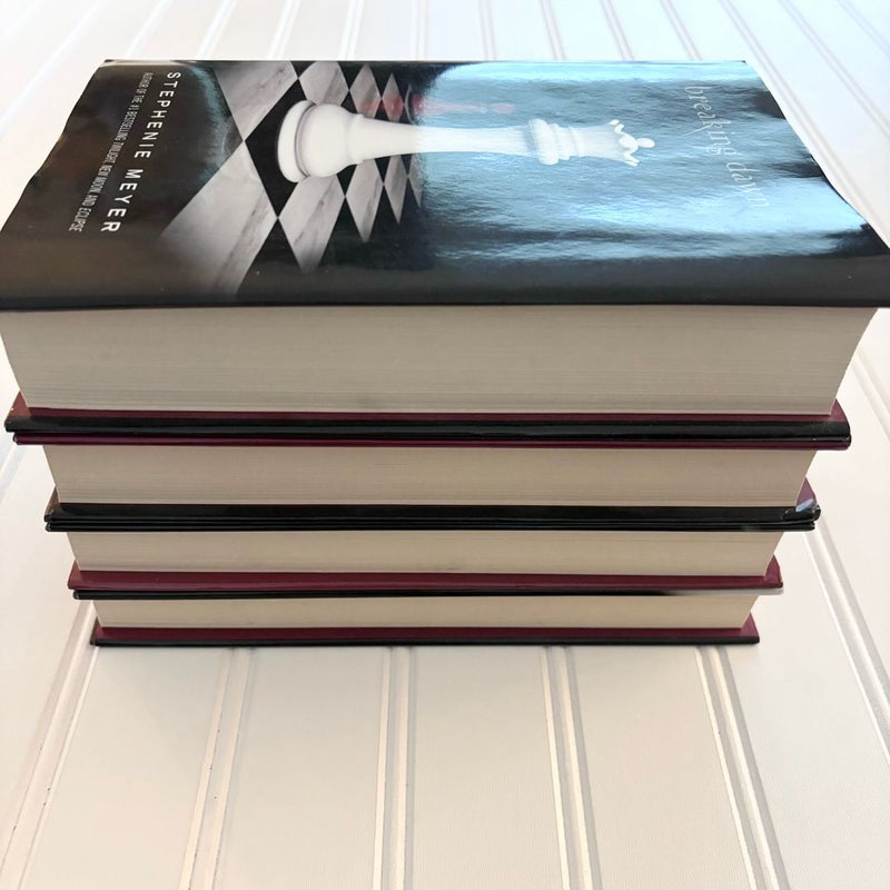 Set of 4 hardcover Twilight book collection