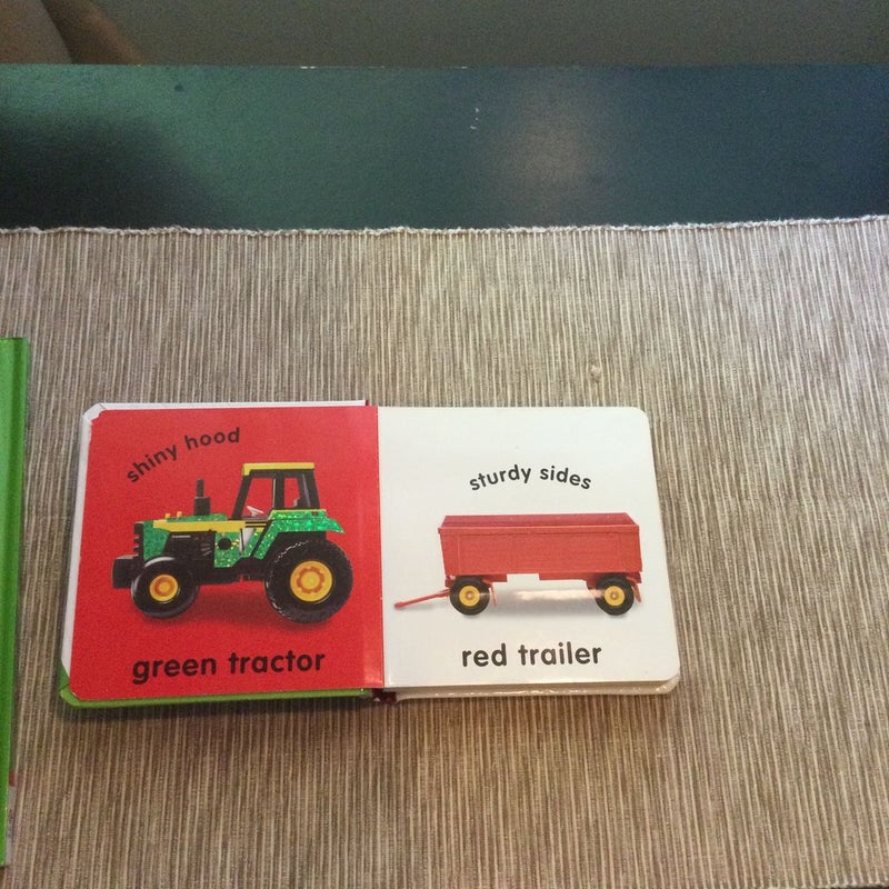 Priddy Baby Lift-The-flap: Farm and Baby Touch  and Feel Tractor