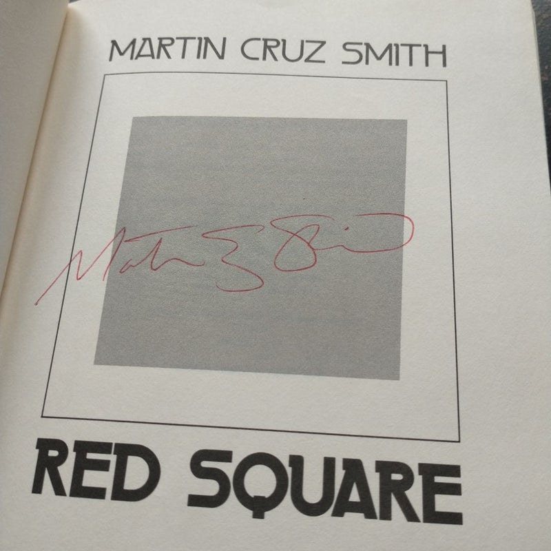 Martin Cruz Smith First Edition Bundle *Autographed* (Wolves Eat Dogs & Red Square)