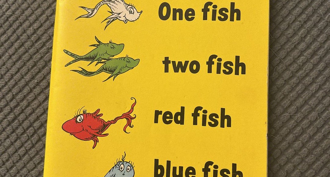 One Fish, Two Fish, Red Fish, Blue Fish Book by Dr. Seuss