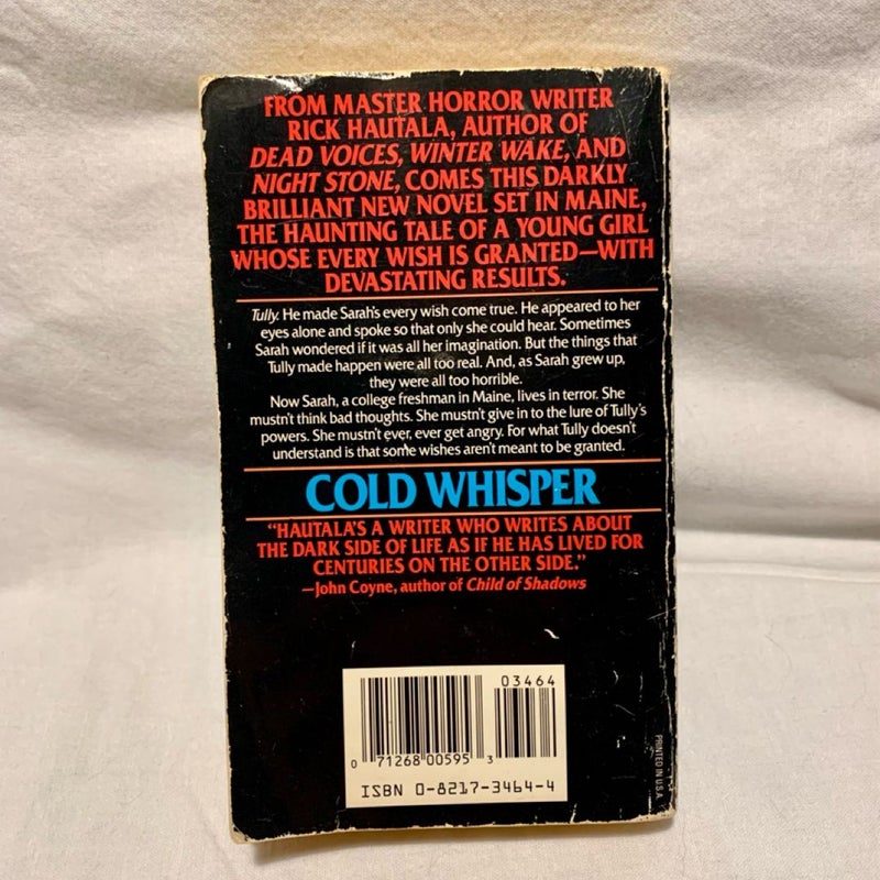 Cold Whisper (1 ed./1st printing)