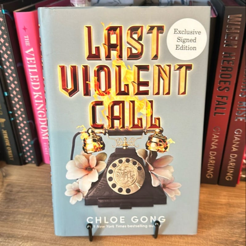 Last Violent Call -Signed Waterstones Edition