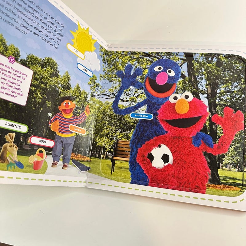 Spanish Plaza Sesamo Los oficios de Elmo Sera Jardinero