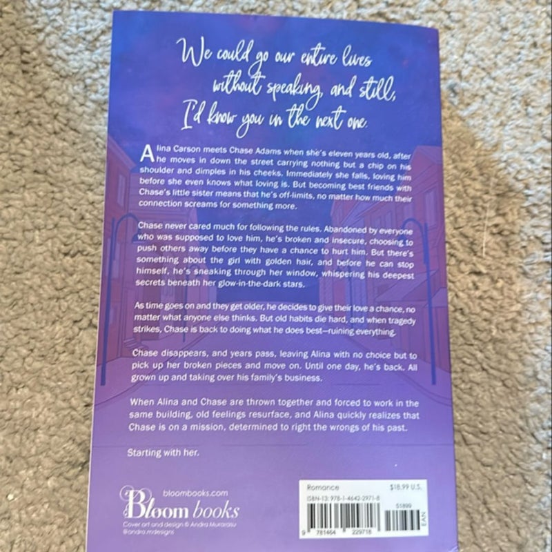 Beneath the stars with character cards