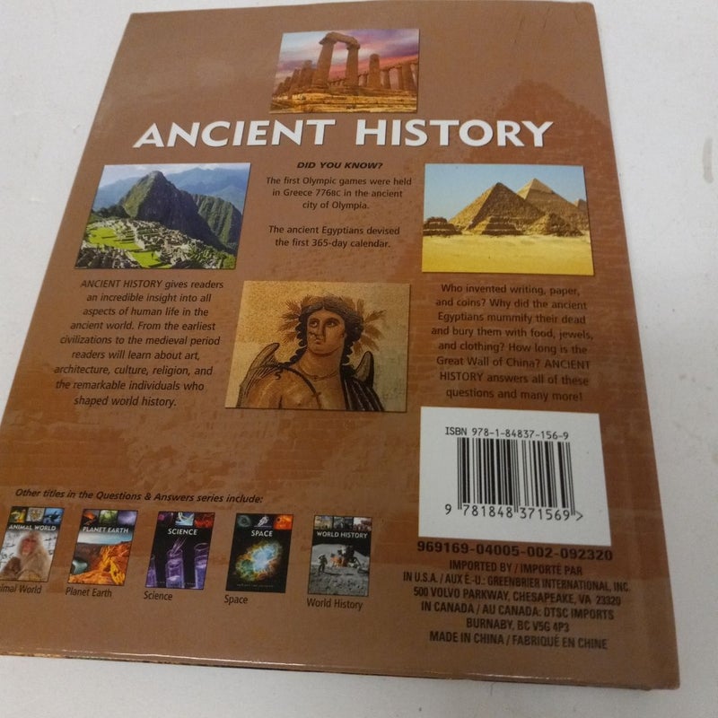 Questions and Answers about Ancient History