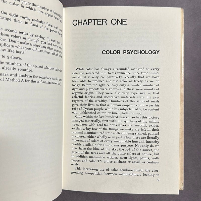 The Luscher Color Test