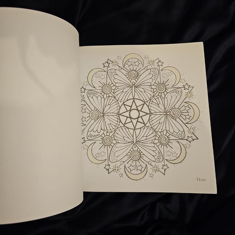 Glowing Mandalas Coloring Book