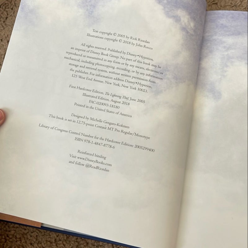 Percy Jackson and the Olympians the Lightning Thief Illustrated Edition