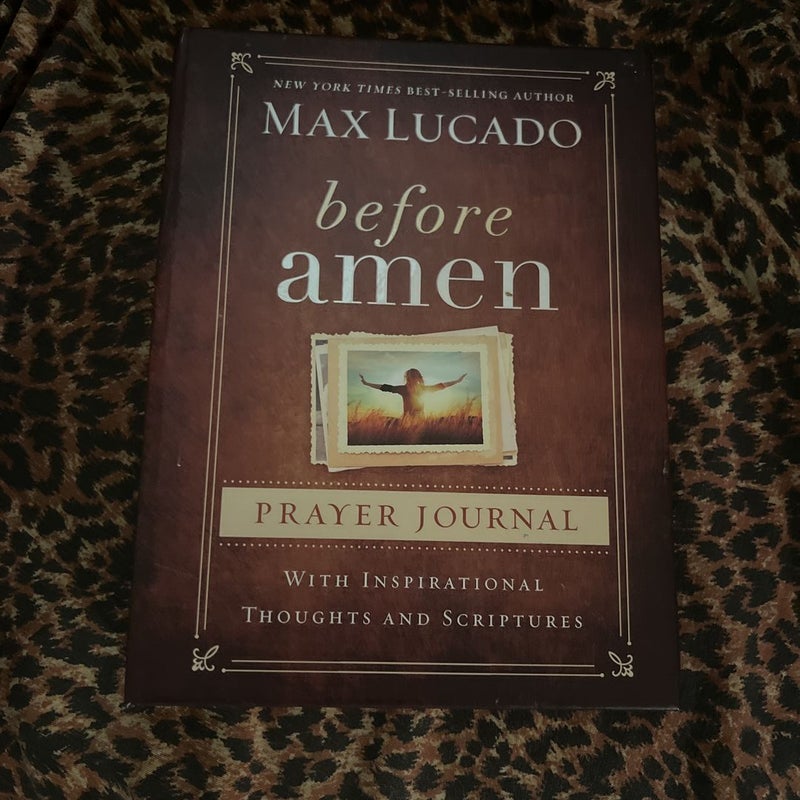 Before Amen Prayer Journal