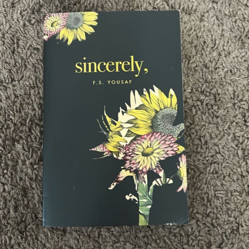 Sincerely
