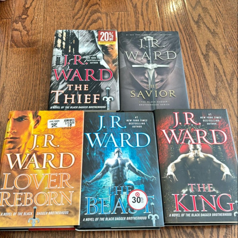 The Black Dagger Brotherhood Series (Books 10, 12, 14, 16, 17) 