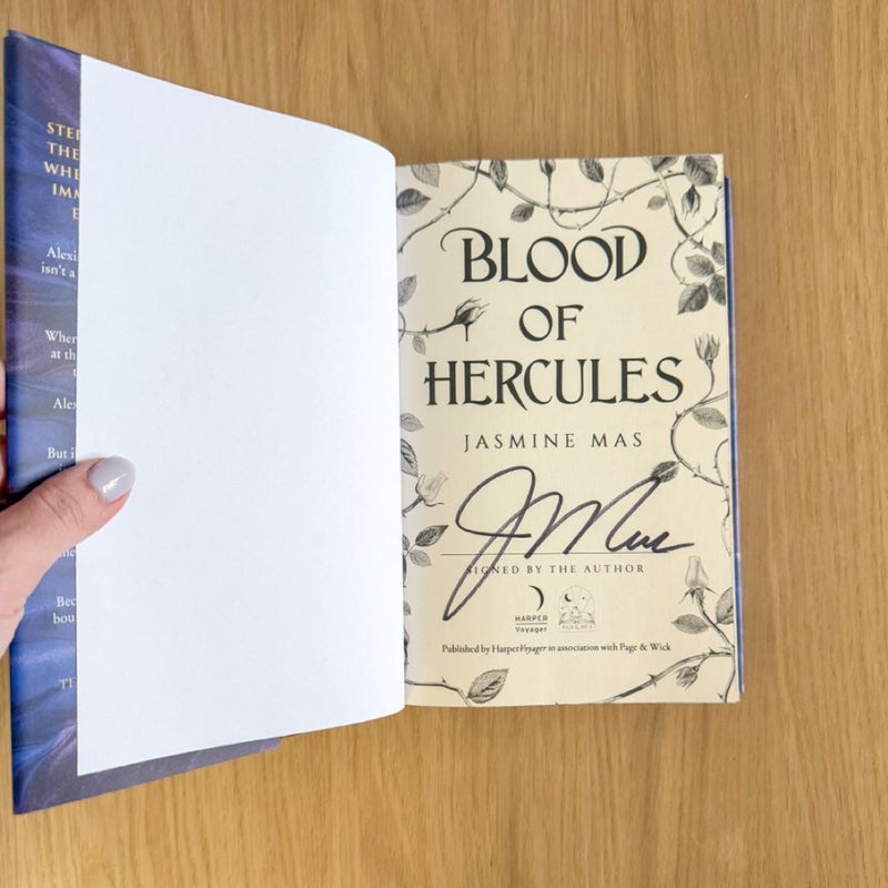 Blood of Hercules SIGNED *Page & Wick Exclusive Edition*
