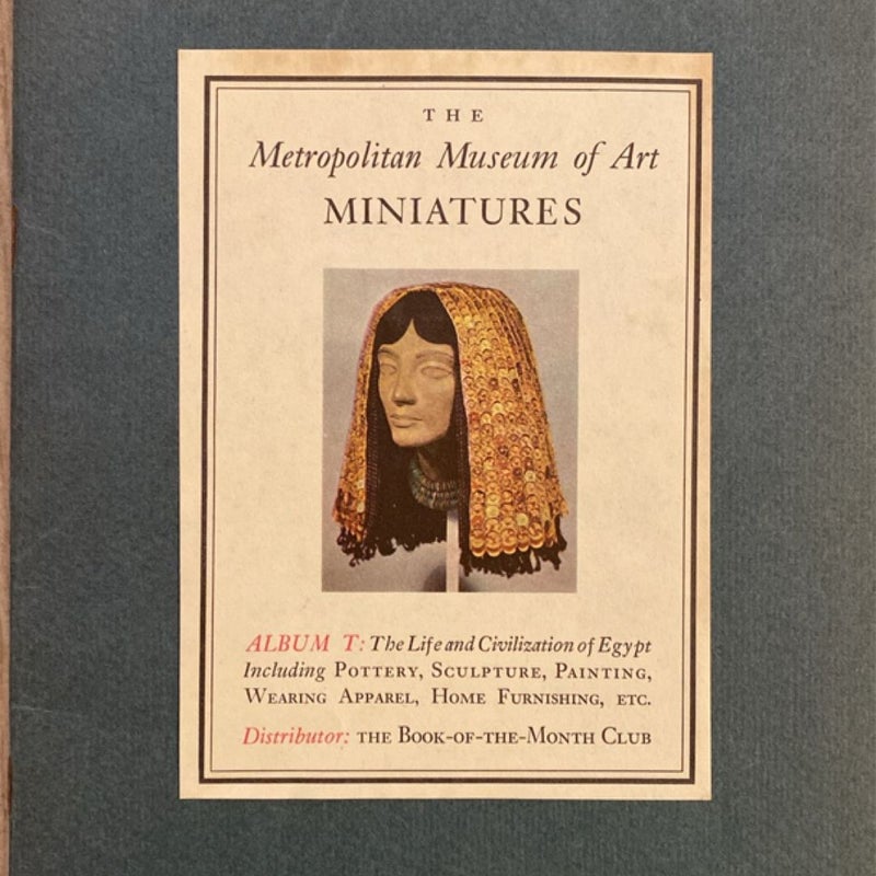 Vintage 1949-1951 The Metropolitan Museum of Art Miniatures Album Books
