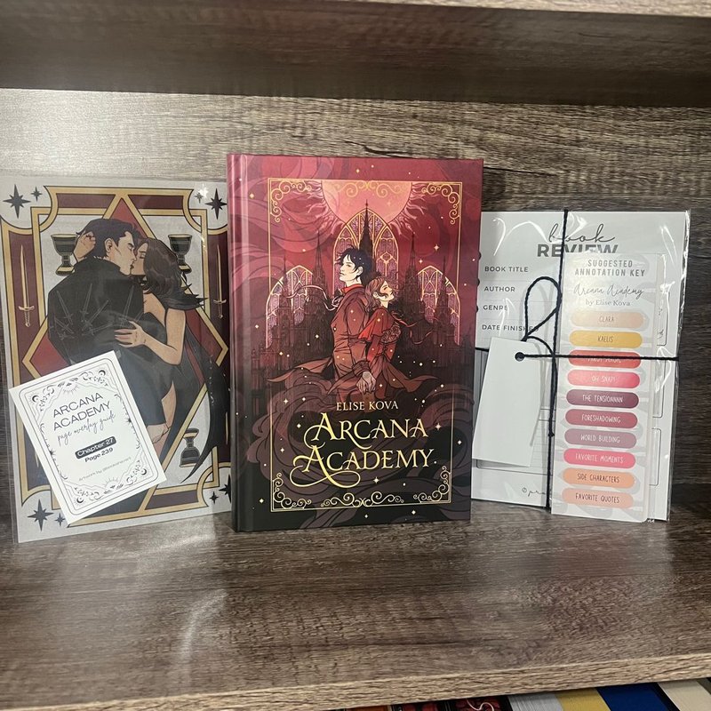 Arcana Academy by Elise Kova + Page Overlay Probably Smut