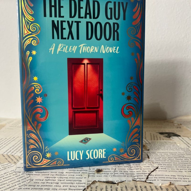 Bookish Box The Dead Guy Next Door: A Riley Thorn Novel SIGNED Lucy Score