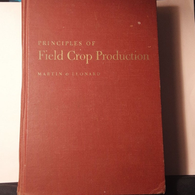 Principals of Field Crop Rotation