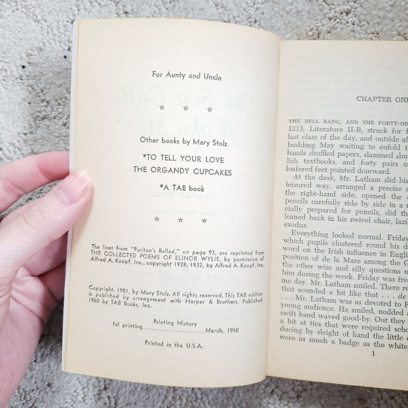 The Sea Gulls Woke Me (1st Tab Books Edition, 1960) 