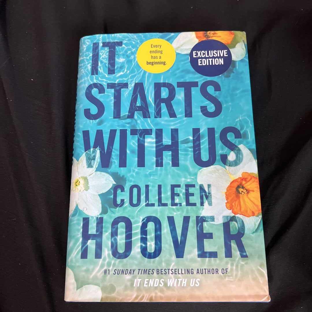 WATERSTONES Excl It Starts with Us Colleen Hoover 1/1 Hardcover