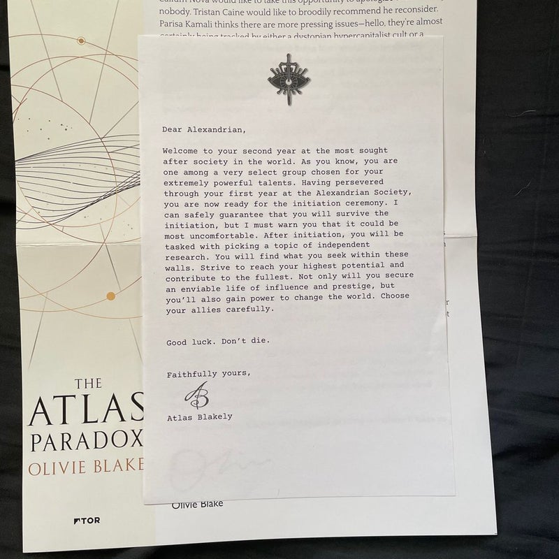 The Atlas Paradox Promo Items