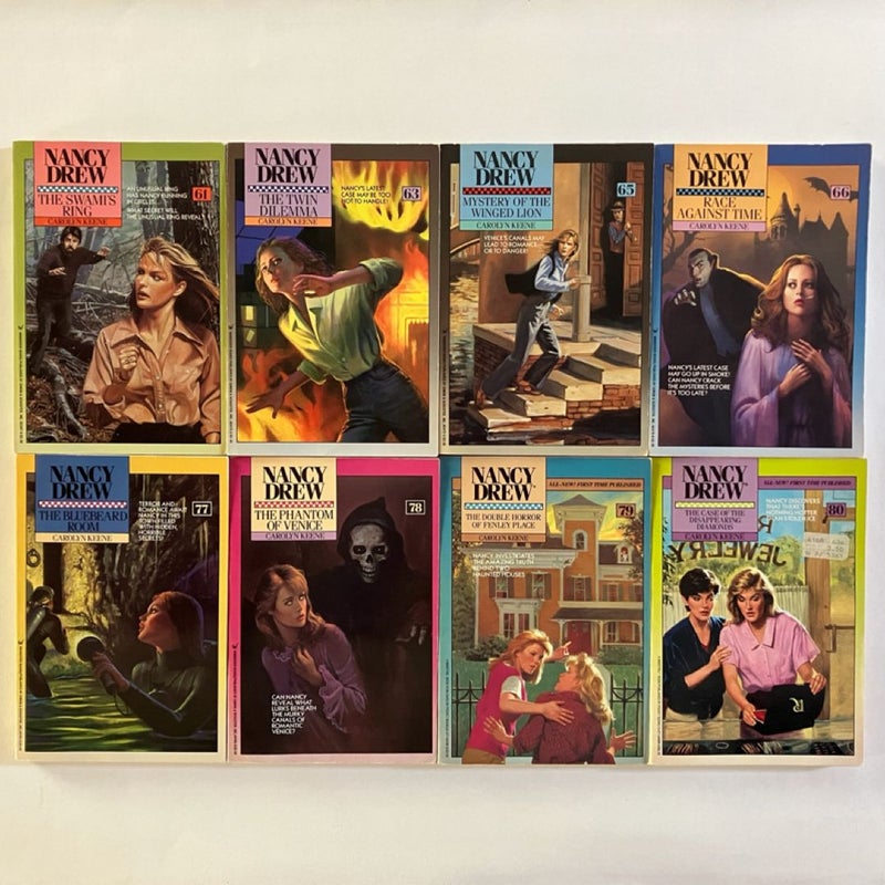 Nancy Drew Mystery Stories, Lot of 33 paperbacks