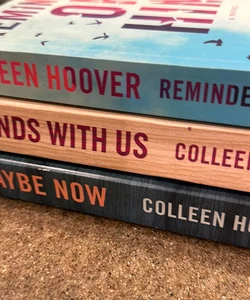 Set of 3 Colleen Hoover books  