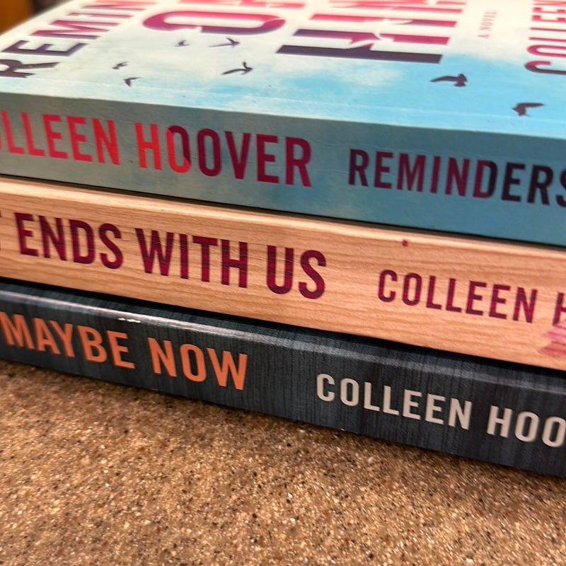 Set of 3 Colleen Hoover books  