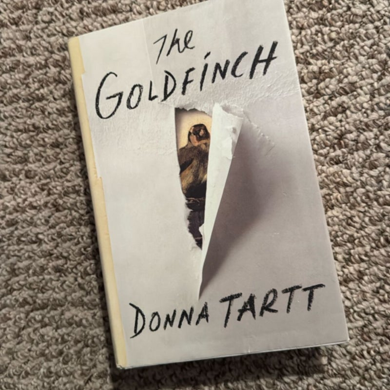 Hand signed by author: The Goldfinch