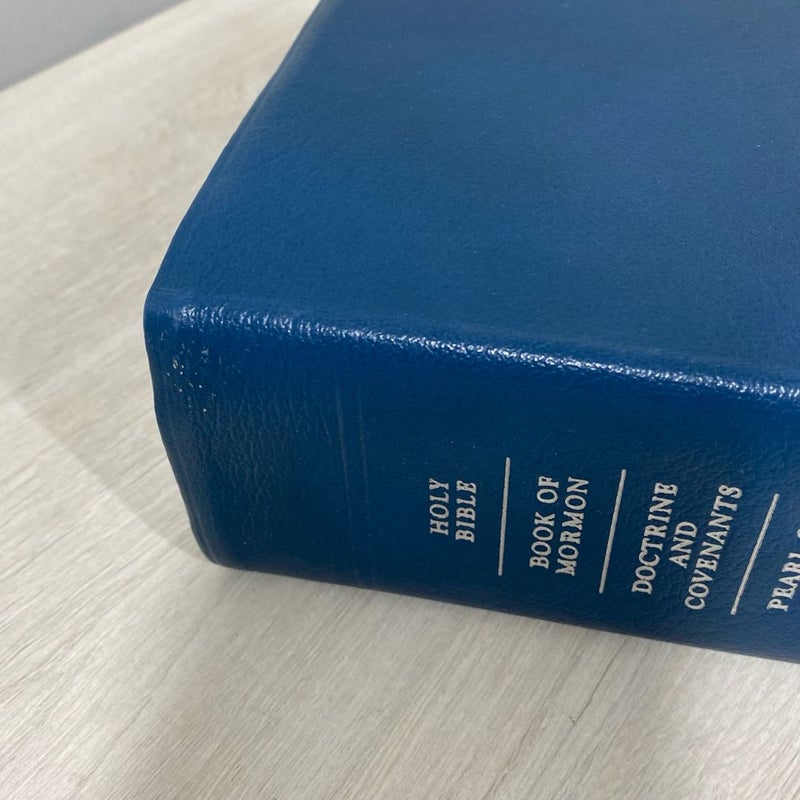 Holy Bible Book of Mormon Doctrine & Covenants Pearl of Great Price