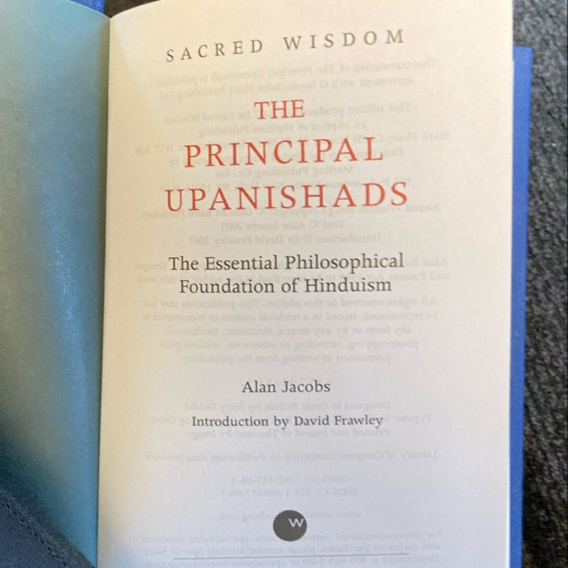 The Principal Upanishads