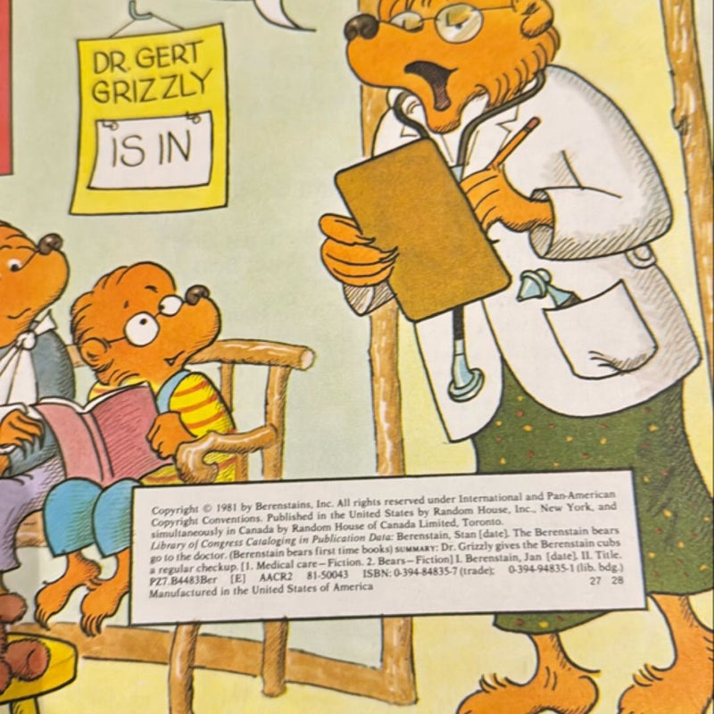 The Berenstain Bears Go to the Doctor