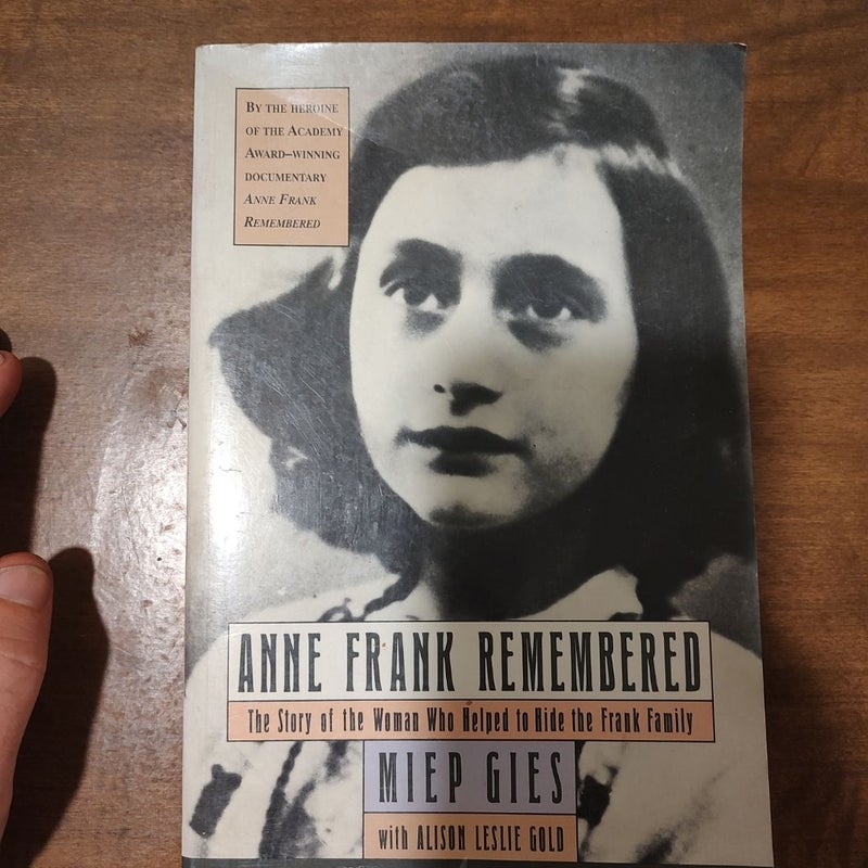 Anne Frank Remembered