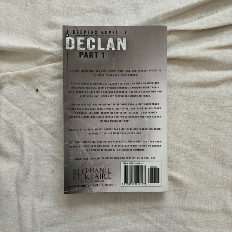 Brother's Keeper I: Declan (Part 1) SIGNED and E-Book