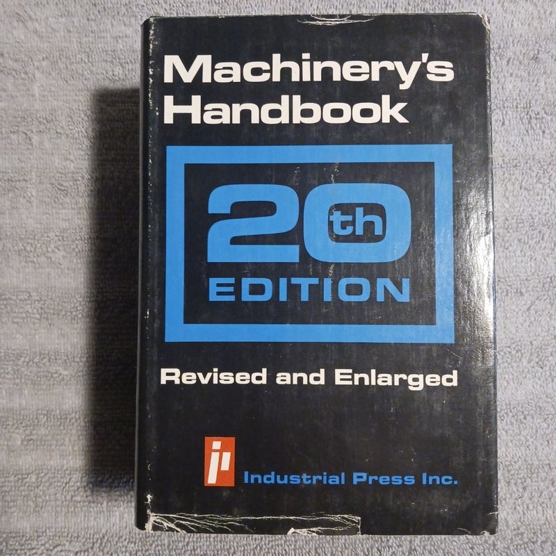 Machinerys Handbook 20th edition