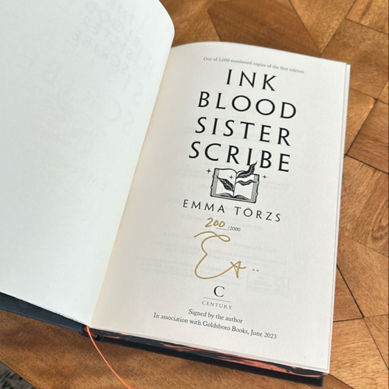 Ink Blood Sister Scribe 🖋️ Signed Goldsboro Edition