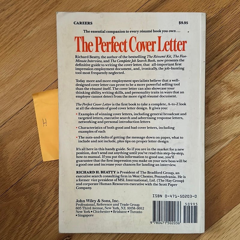 The Perfect Cover Letter