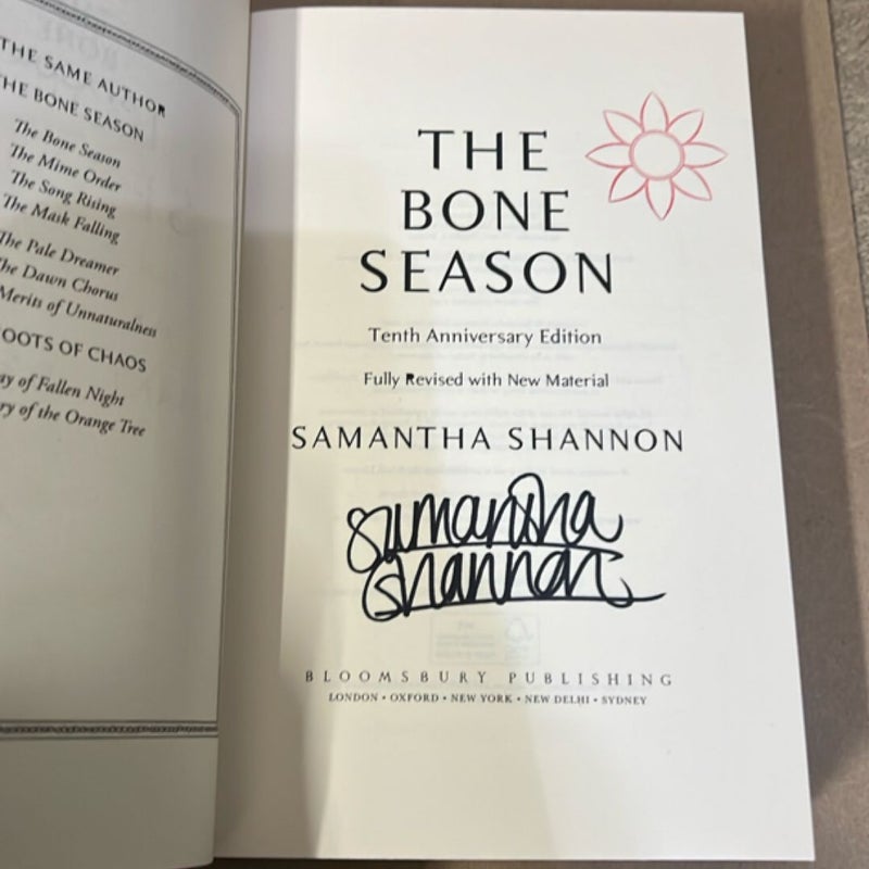 Goldsboro “The Bone Season” signed exclusive