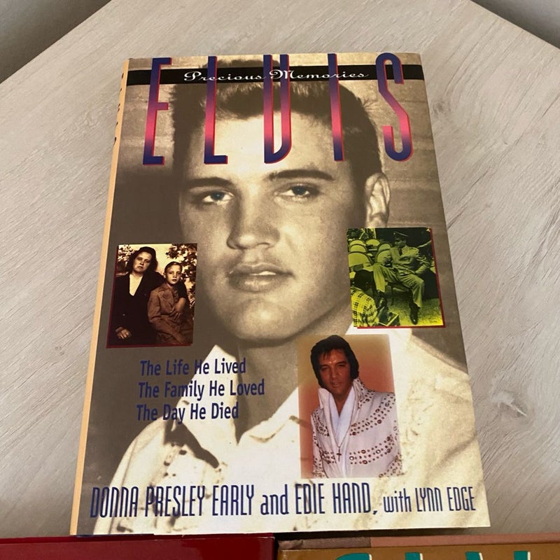 Lot of Three (3) Elvis Presley Hardback Books 1st Editions Biography